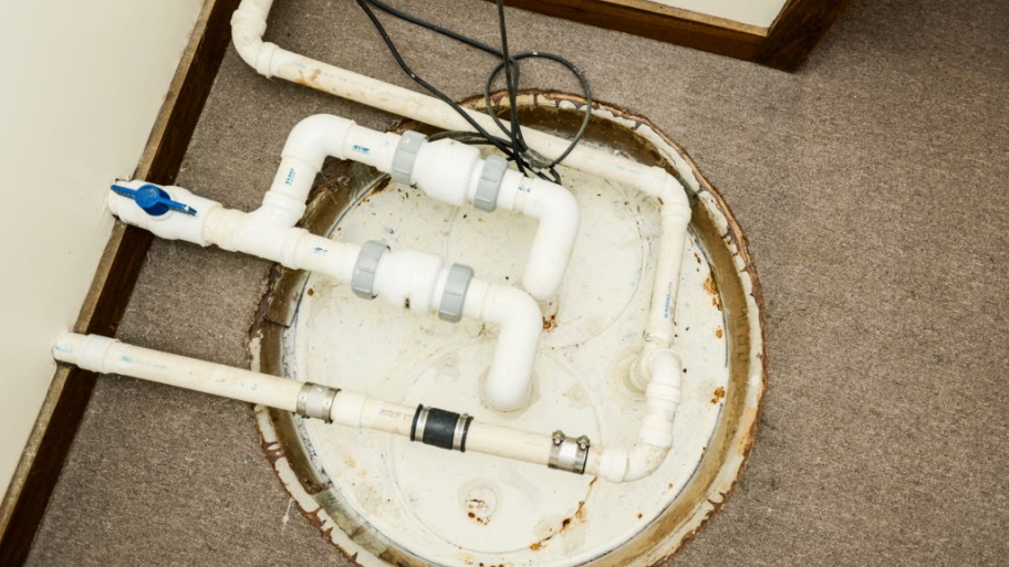 Basement sump pump system